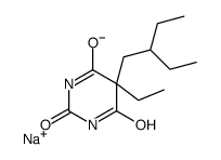 sodium,5-ethyl-5-(2-ethylbutyl)pyrimidin-3-ide-2,4,6-trione结构式