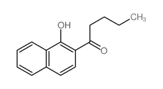 1-Pentanone,1-(1-hydroxy-2-naphthalenyl)- structure