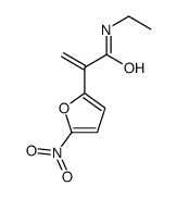 N-ethyl-2-(5-nitrofuran-2-yl)prop-2-enamide结构式