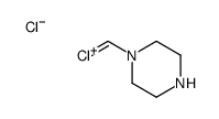 1-(chloromethylidene)piperazin-1-ium,chloride结构式