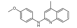 N-(4-methoxyphenyl)-4-methylquinolin-2-amine Structure