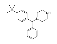 1-[(4-tert-butylphenyl)-phenylmethyl]piperazine结构式