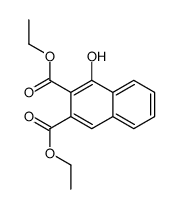 diethyl 1-hydroxynaphthalene-2,3-dicarboxylate结构式