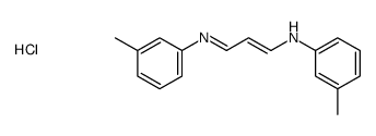 N-[3-[(m-tolyl)amino]allylidene]-m-toluidine monohydrochloride结构式