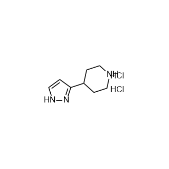4-(1h-Pyrazol-3-yl)piperidinedihydrochloride structure