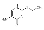 4(3H)-Pyrimidinone,5-amino-2-(ethylthio)- structure