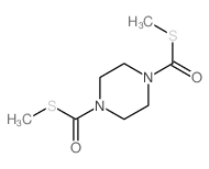 1,4-Piperazinedicarbothioicacid, 1,4-dimethyl ester结构式