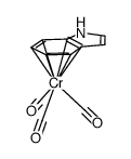 (η6-indole)Cr(CO)3 Structure