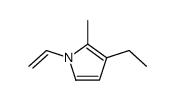 1-ethenyl-3-ethyl-2-methylpyrrole结构式