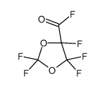 1,3-Dioxolane-4-carbonyl fluoride, 2,2,4,5,5-pentafluoro- (9CI) Structure