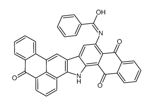 N-[(5,13,17,18-Tetrahydro-5,13,18-trioxoanthra[1,9-ab]naphtho[2,3-i]carbazol)-6-yl]benzamide结构式