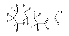 3,4,4,5,5,6,6,7,7,8,8,9,9,10,10,10-hexadecafluorodec-2-enoic acid结构式