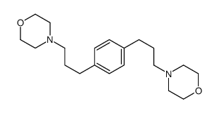 4-[3-[4-(3-morpholin-4-ylpropyl)phenyl]propyl]morpholine Structure