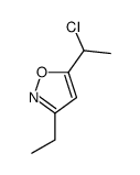 Isoxazole, 5-(1-chloroethyl)-3-ethyl- (9CI) picture