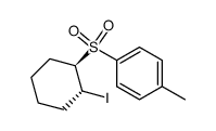 trans-1-iodo-2-p-tolylsulphonylcyclohexane Structure