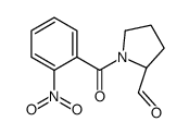 (2S)-1-(2-nitrobenzoyl)pyrrolidine-2-carbaldehyde Structure