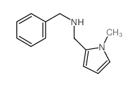 Benzyl-(1-methyl-1H-pyrrol-2-ylmethyl)-amine结构式