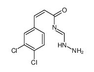 3-(3,4-dichlorophenyl)-N-(hydrazinylmethylidene)prop-2-enamide Structure