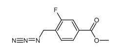 4-Azidomethyl-3-fluorobenzoic acid methyl ester Structure