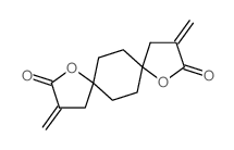 2,10-dimethylidene-4,12-dioxadispiro[4.2.48.25]tetradecane-3,11-dione结构式
