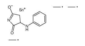 3-anilino-1-triethylstannylpyrrolidine-2,5-dione结构式