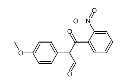 2-(4-methoxyphenyl)-3-(2-nitrophenyl)-3-oxopropanal Structure