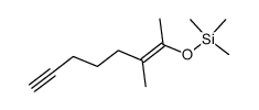 trimethyl((3-methyloct-2-en-7-yn-2-yl)oxy)silane结构式