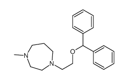 1-(2-benzhydryloxyethyl)-4-methyl-1,4-diazepane Structure