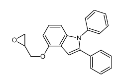 1,2-Diphenyl-4-oxiranylmethoxy-1H-indole Structure