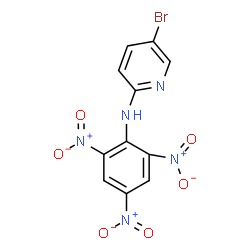 2-(N-picrylamino)-5-bromopyridine Structure