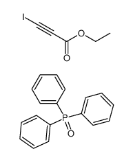 ethyl 3-iodopropiolate compound with triphenylphosphine oxide (1:1)结构式