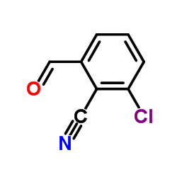 3-Chloro-2-cyanobenzaldehyde Structure