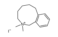 1H-2-Benzazoninium, 2,3,4,5,6,7-hexahydro-2,2-dimethyl-, iodide结构式