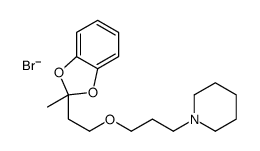 1-[3-[2-(2-methylbenzo[1,3]dioxol-2-yl)ethoxy]propyl]-3,4,5,6-tetrahyd ro-2H-pyridine bromide picture