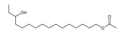 14-Hydroxyhexadecan-1-yl acetate Structure