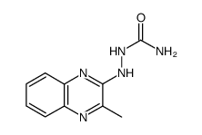 2-Methyl-3-semicarbazido-chinoxalin结构式