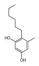 1,3-Benzenediol,4-hexyl-5-methyl-(9CI)结构式