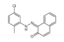 1-[(5-chloro-2-methylphenyl)hydrazinylidene]naphthalen-2-one结构式