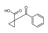 1-benzoylcyclopropane-1-carboxylic acid Structure