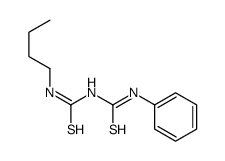 1-butyl-3-(phenylcarbamothioyl)thiourea结构式