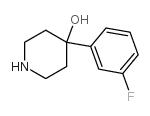 4-(3-氟苯基)哌啶-4-醇结构式