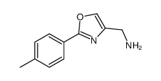 (2-(p-Tolyl)oxazol-4-yl)Methanamine structure