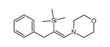 Z-1-morpholino-2-trimethylsilyl-3-phenylpropene Structure