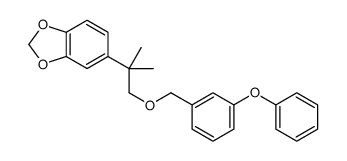 3-Phenoxybenzyl 2-(3,4-methylenedioxyphenyl)-2-methylpropyl ether结构式