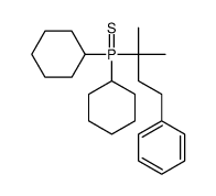 dicyclohexyl-(2-methyl-4-phenylbutan-2-yl)-sulfanylidene-λ5-phosphane Structure