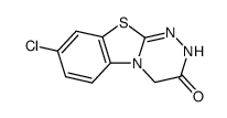 8-chloro-2H-benzo[4,5]thiazolo[2,3-c][1,2,4]triazin-3(4H)-one结构式
