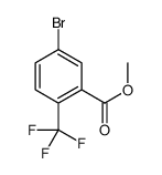 BENZOIC ACID,5-BROMO-2-(TRIFLUOROMETHYL)-,METHYL ESTER structure