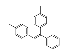 1-methyl-4-[1-(4-methylphenyl)-1-phenylprop-1-en-2-yl]benzene结构式