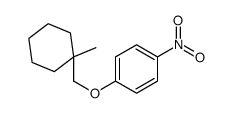 (1-METHYLCYCLOHEXANYL)METHYL-4-NITROPHENYL ETHER Structure