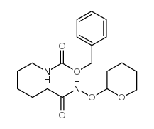 N-(2H-3,4,5,6-TETRAHYDROPYRAN-2-YLOXY)-6-[(PHENYLMETHOXY)CARBONYLAMINO]HEXANAMIDE structure